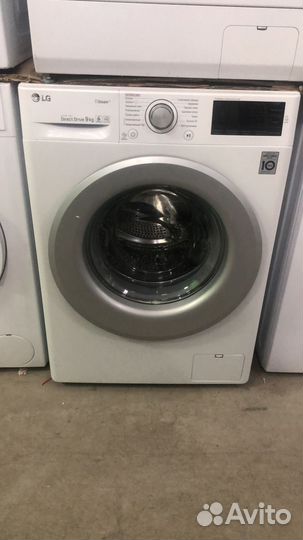 Стиральная машина LG F4M5VS4W, белый/серебристый