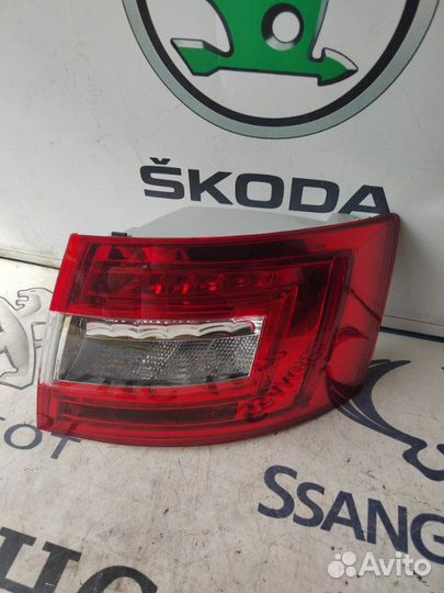 Фонарь LED правый Skoda Octavia A7 13-17