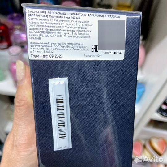 Ferragamo. муж туалетная вода,оригинал, 5 мл