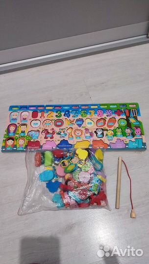 Развивающая доска с фигурками для малышей