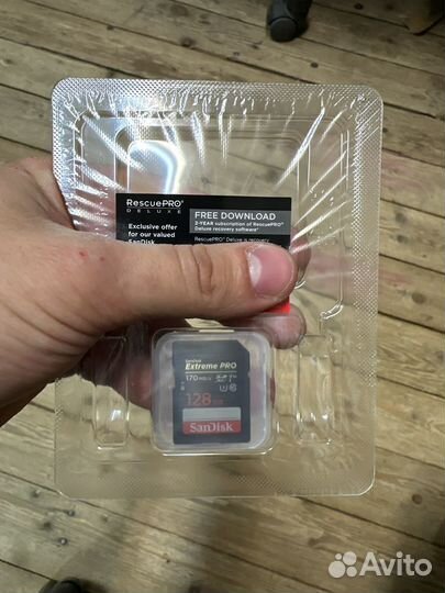 Карта памяти sandisk extreme pro 128 gb