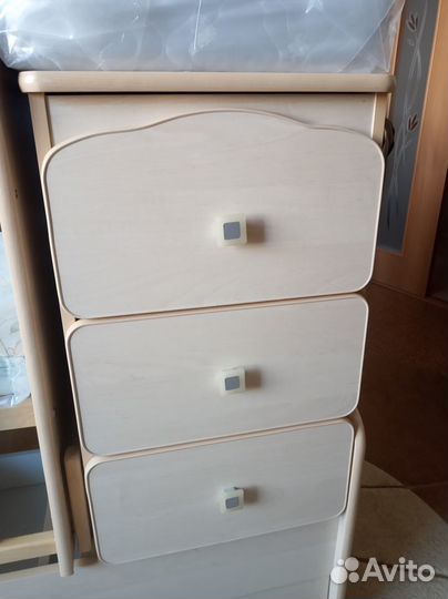 Детская кроватка трансформер с комодом