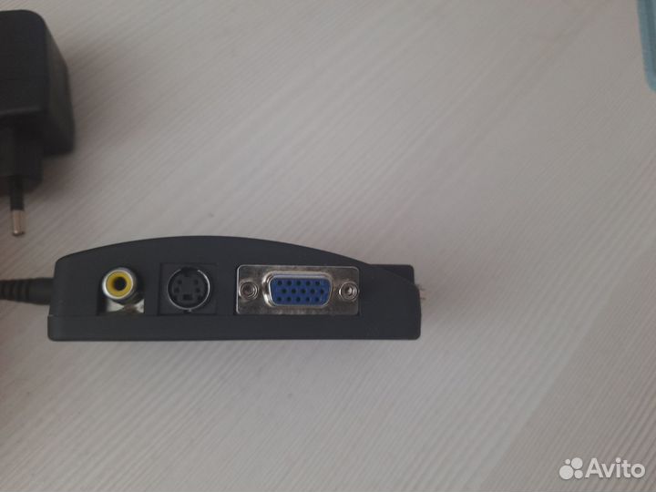 Конвертер rexant BNC и S-video на VGA 1080р