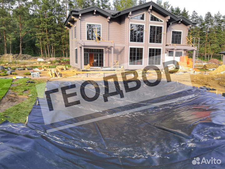 Геомембрана (пленка для пруда) и монтаж