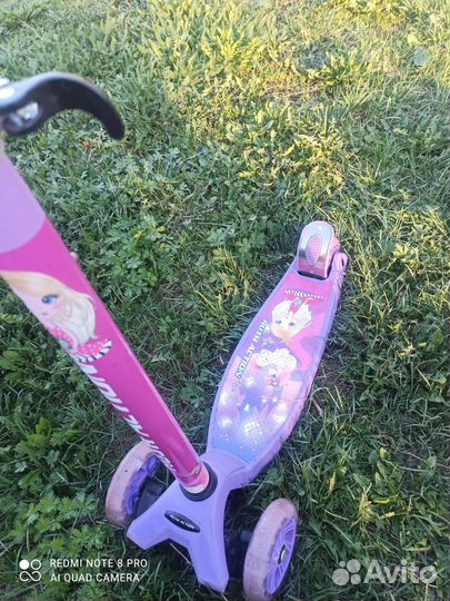 Самокат детский трехколесный Rush action