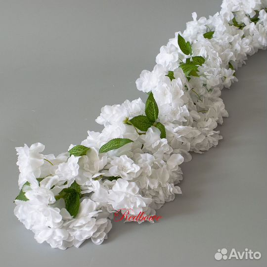 Лиана с белыми цветами искусственные цветы свадьба