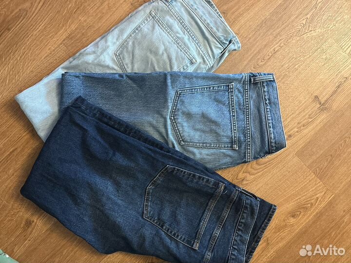 Джинсы мужские пакетом 3 шт (uniqlo, gap)