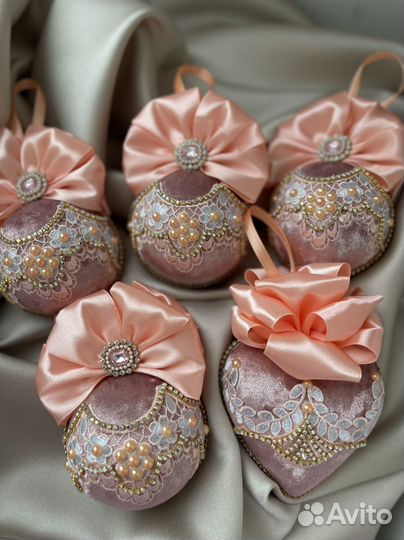 Елочные игрушки ручной работы