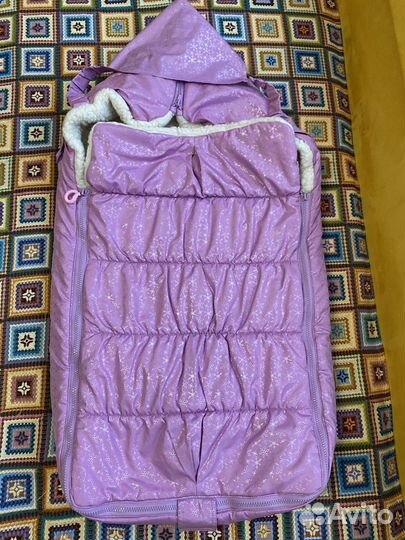 Конверт зимний на овчине 74