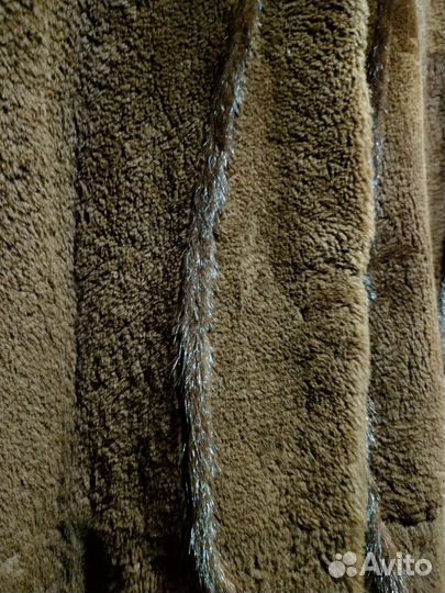 Шуба из стриженного бобра