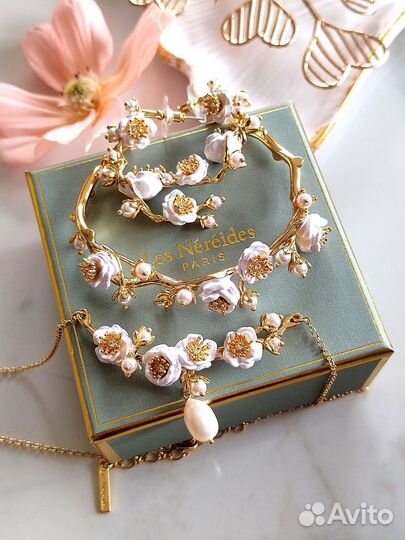 Серьги колье браслет Les Nereides