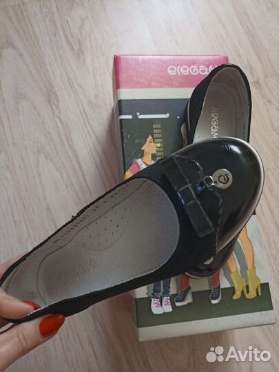 Туфли кожаные 32р