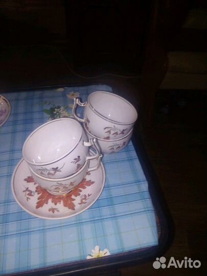 Чайные кружки,блюдце
