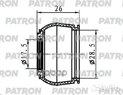 PSE6407 patron Пыльник шаровой опоры PSE6407