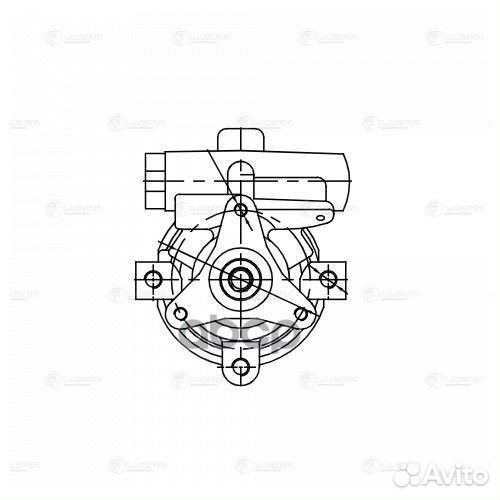 Насос гидроусилителя руля LPS0901 luzar