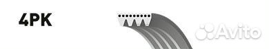 Ремень поликлиновый 4PK1058 Gates