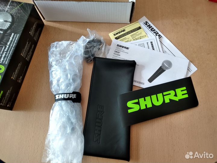 Динамический микрофон shure SM58S с выключателем