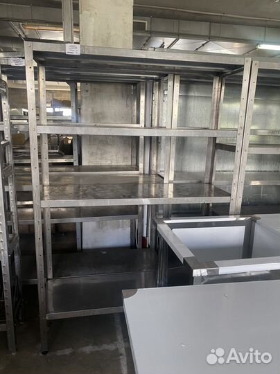 Стеллажи из нержавейки