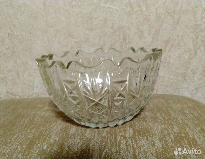 Салатники хрустальные