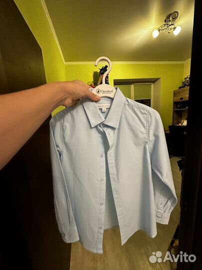 Рубашка в школу 128-134
