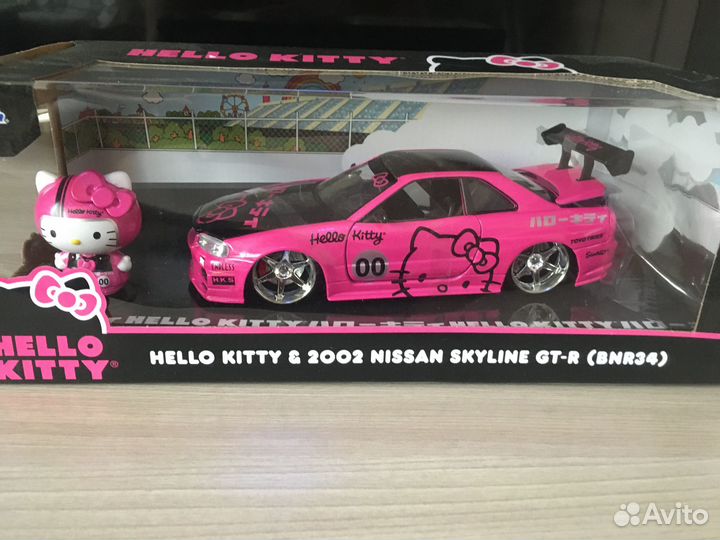 Jada Nissan Skyline GT-R Hello Kitty 1:24