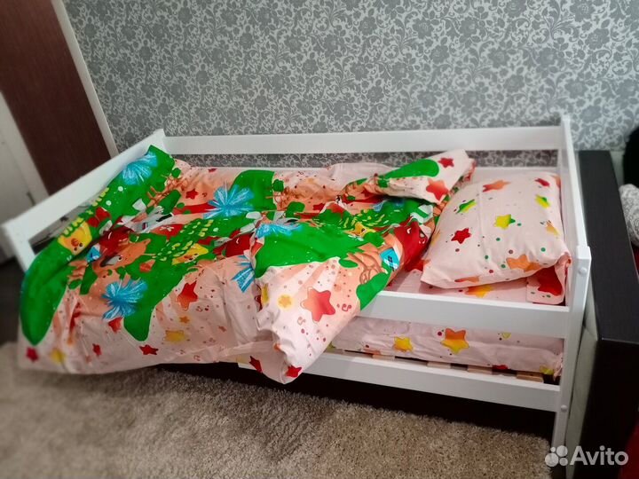 Кровать детская из массива берёзы