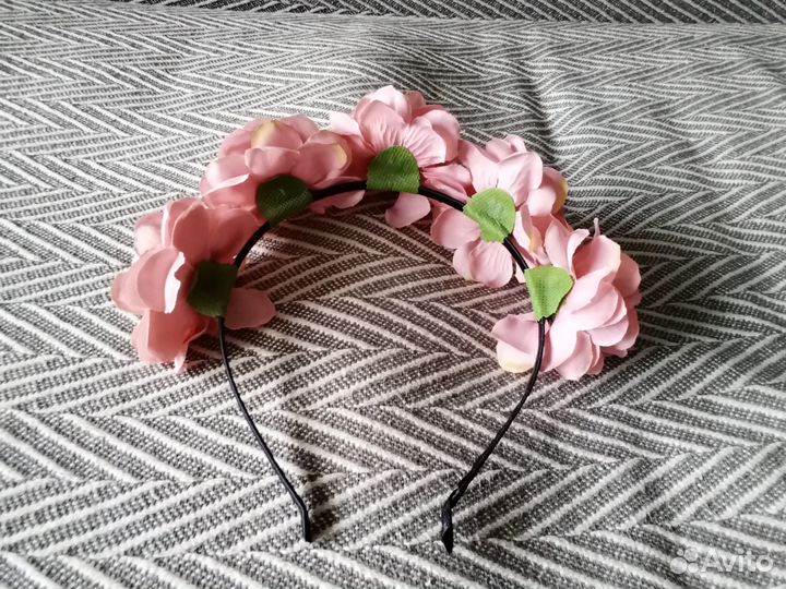 Венок на голову из цветов