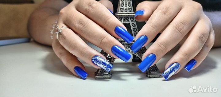 Маникюр+гель лак, наращивание