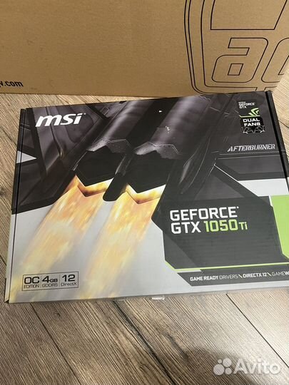 Видеокарта MSI GTX 1050Ti 4GB