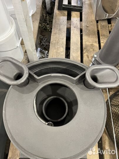 Печь чугунная Гефест Искандер 18 зк Ураган