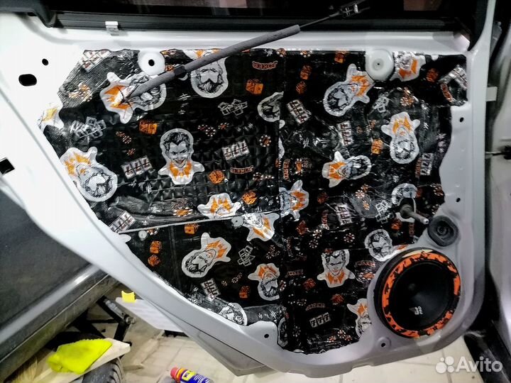 Шумоизоляция 4 дверей Шумофф, SGM