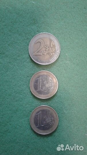 Монеты евро