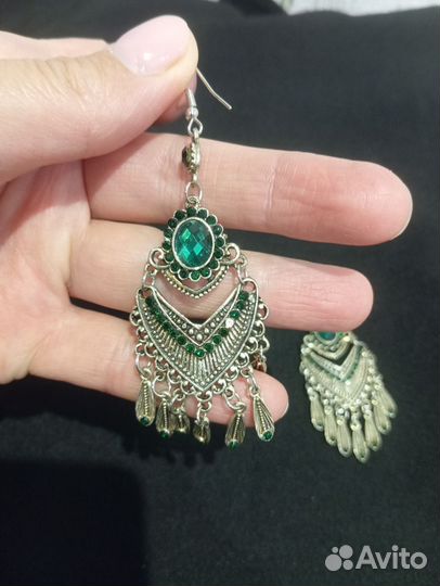 Серьги бижутерия
