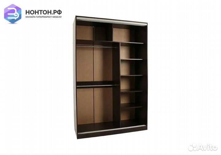 Шкаф-купе Гранд 7-600 розы венге