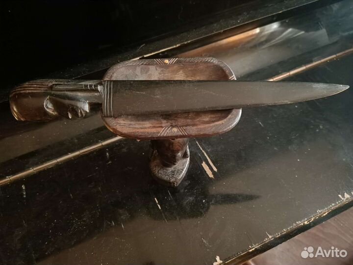 Сувенирный нож из чёрного дерева Африка