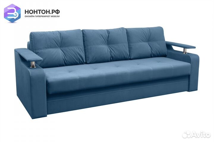 Диван еврокнижка Кредо синий