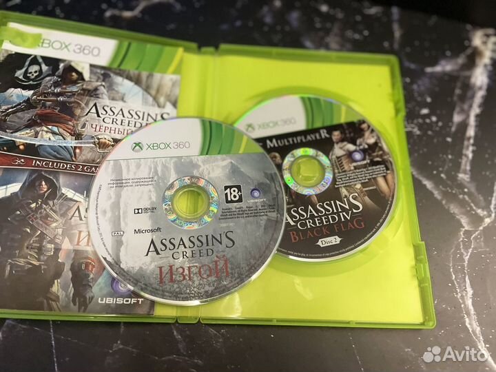 Assassins Creed Double Pack Чёрный Флаг + Изгой