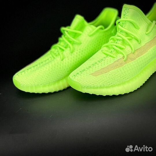 Кроссовки унисекс Adidas YeezyBoost 350 кислотные