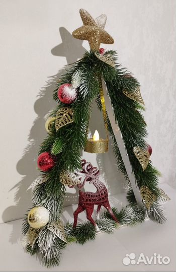 Подсвечник новогодний