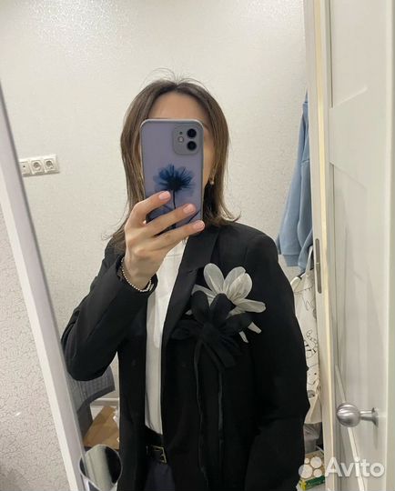 Брошь цветы