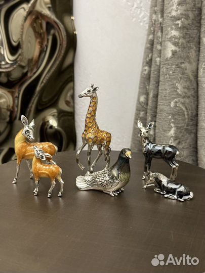 Saturno, серебряные фигурки, ювелирная эмаль