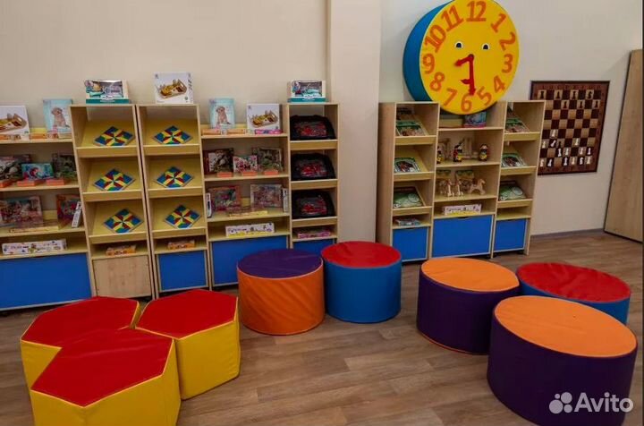 Мягкие детские модули пуфы для детей