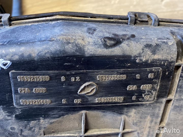 Peugeot 206 резонатор воздушного фильтра