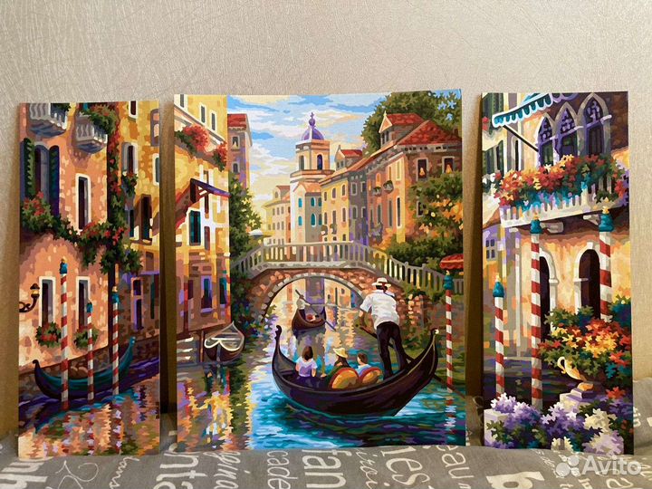 Картины по номерам раскрашенные