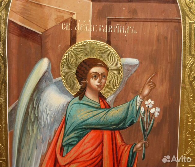 Икона Архангел Гавриил с Благой Вестью