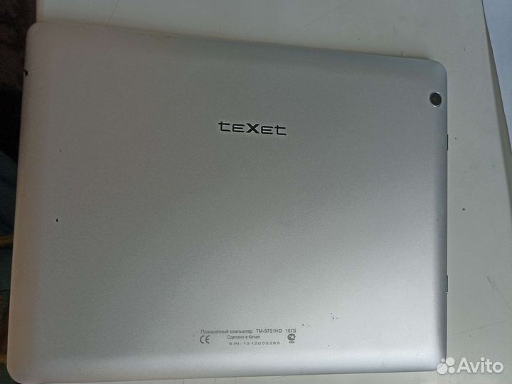 Планшет texet