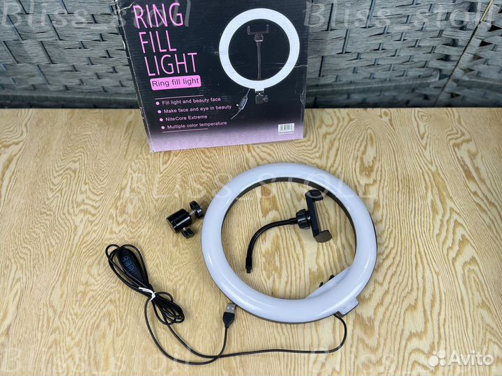 Кольцевая лампа 26 см