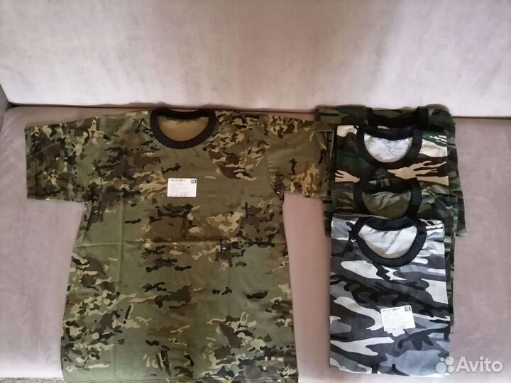 Футболка детская камуфляжная новая