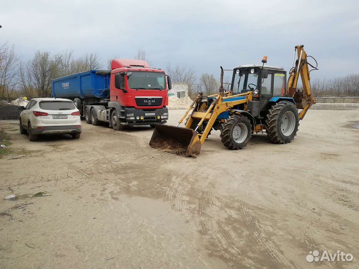 Доставка песка, щебня грунта