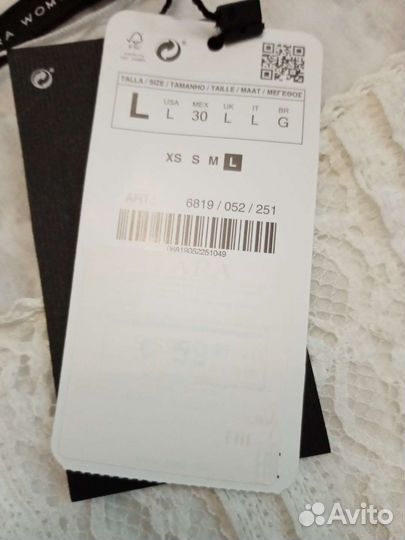 Платье zara woman L